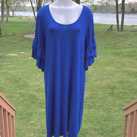 Lane Bryant stretch sheath dress 26/28 - Picture 2 of 9